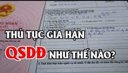 Những trường hợp phải gia hạn quyền sử dụng đất nông nghiệp