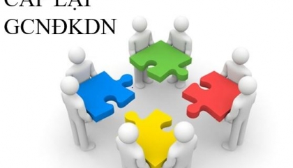 Thủ tục cấp lại Giấy chứng nhận đăng ký doanh nghiệp